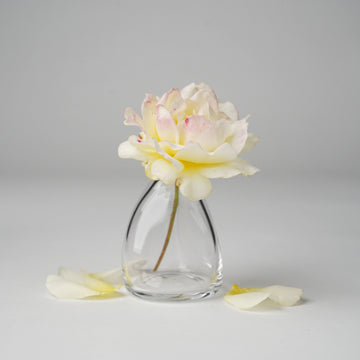 Handblown Cone Shape Mini Vase