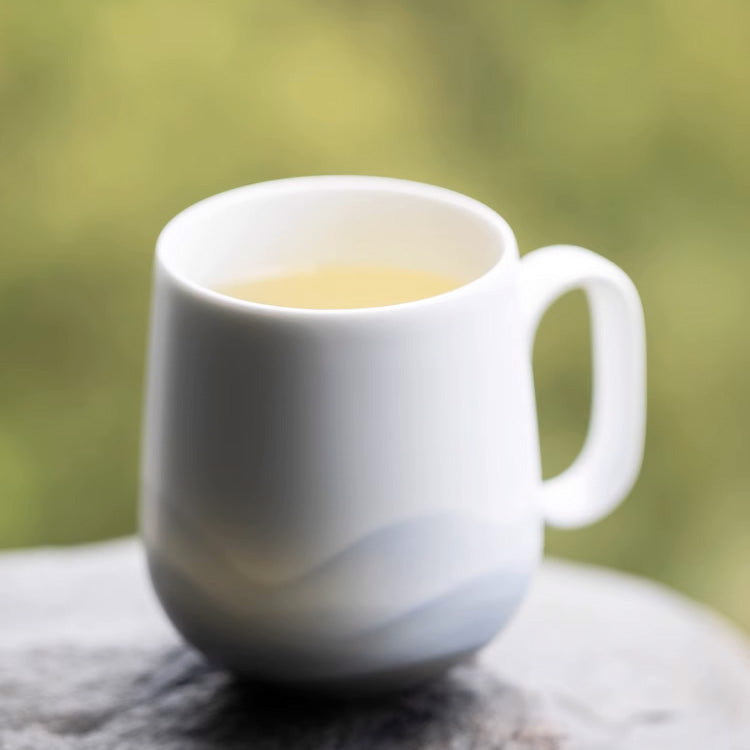 Hand-painted Coffee and Tea Mug (Foggy Mountains)