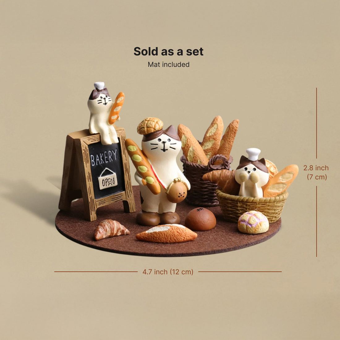 Cat Bakery Miniature Set