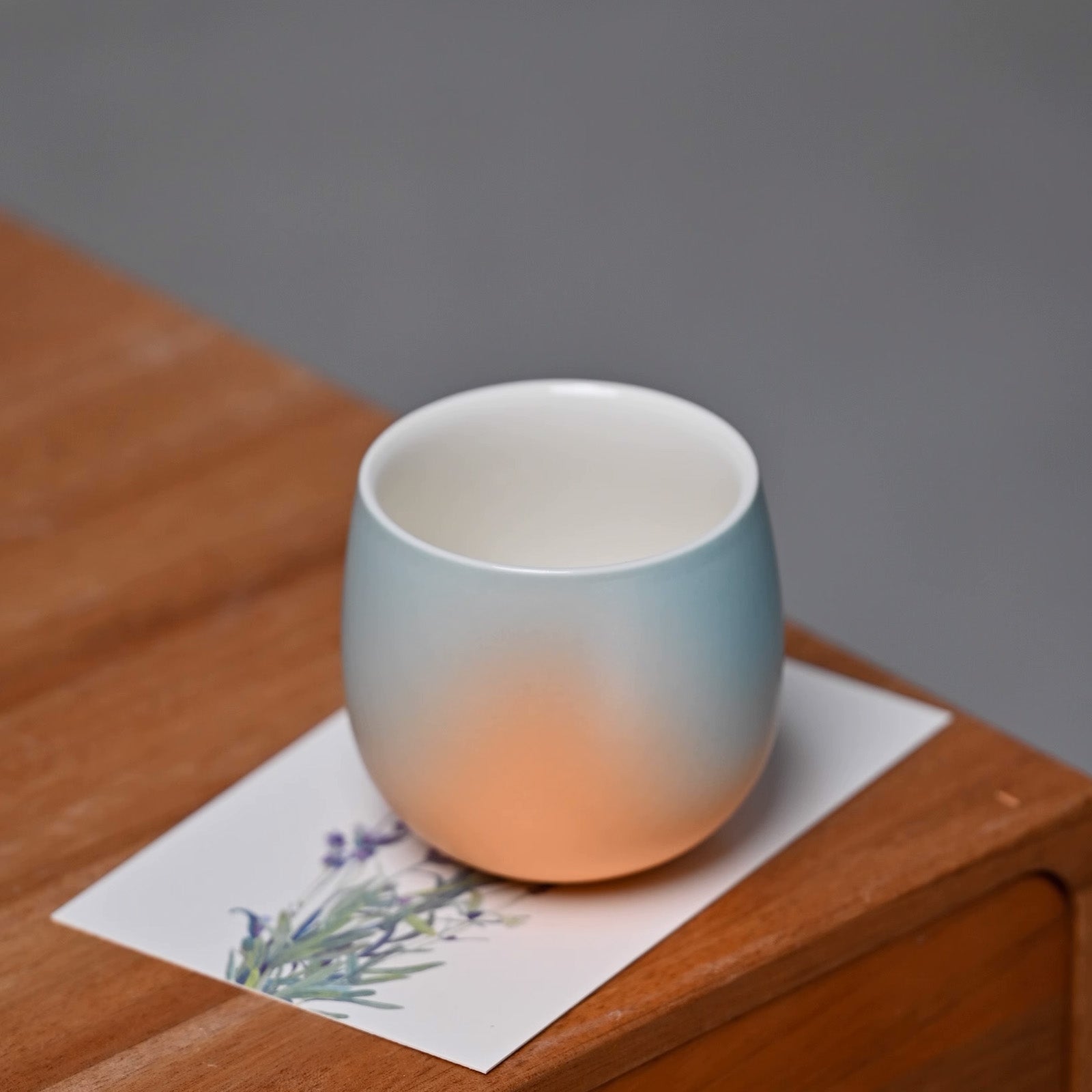 Gradient Ceramic Pebble Cup (Artisan Designed and Hand Finished)