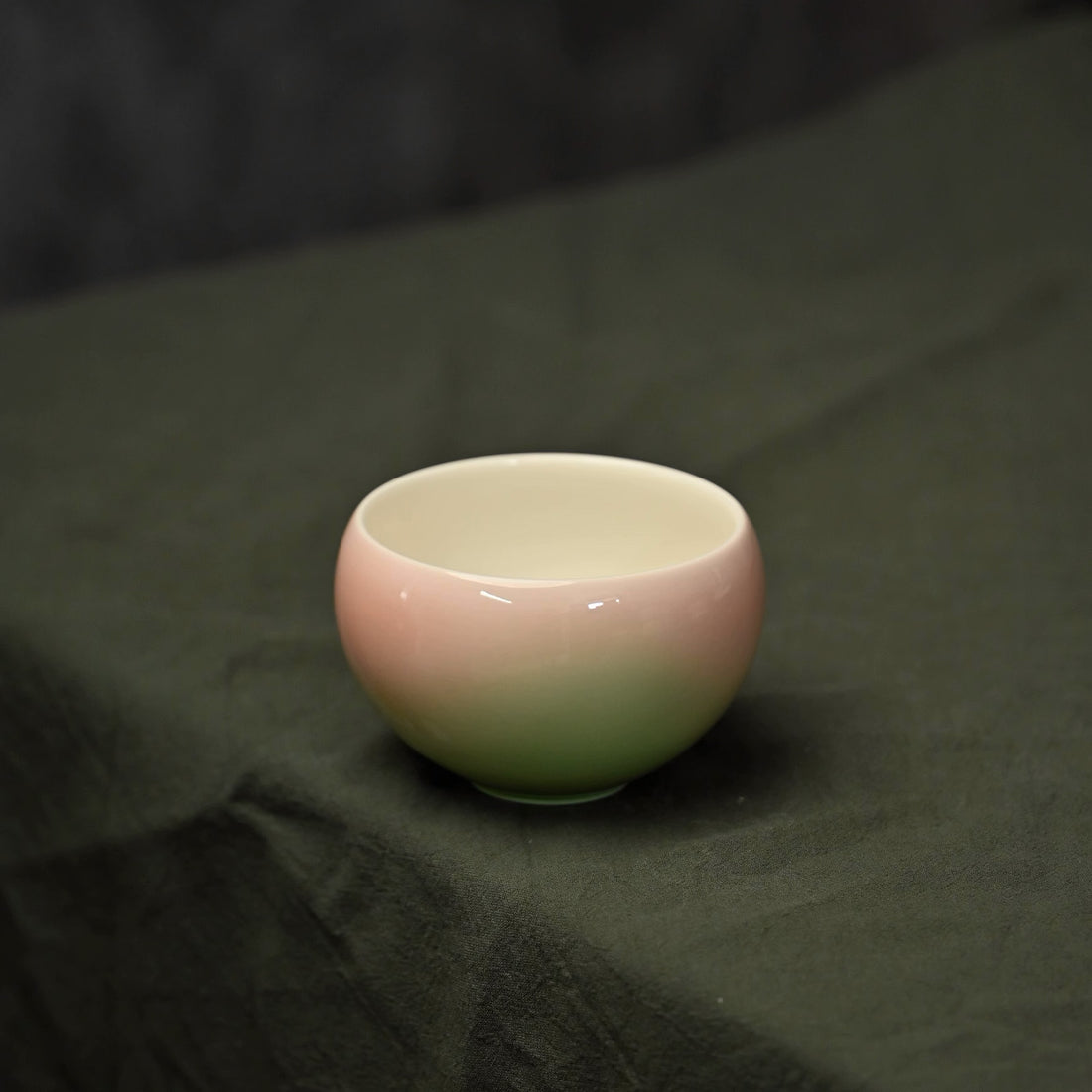Gradient Ceramic Round Cup (Artisan Designed and Hand Finished)