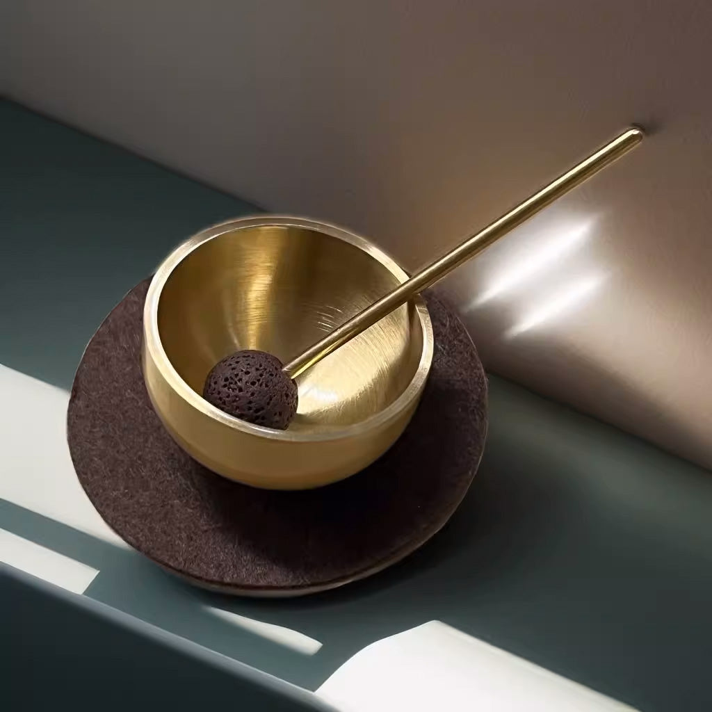 Mini Brass Singing Bowl Set