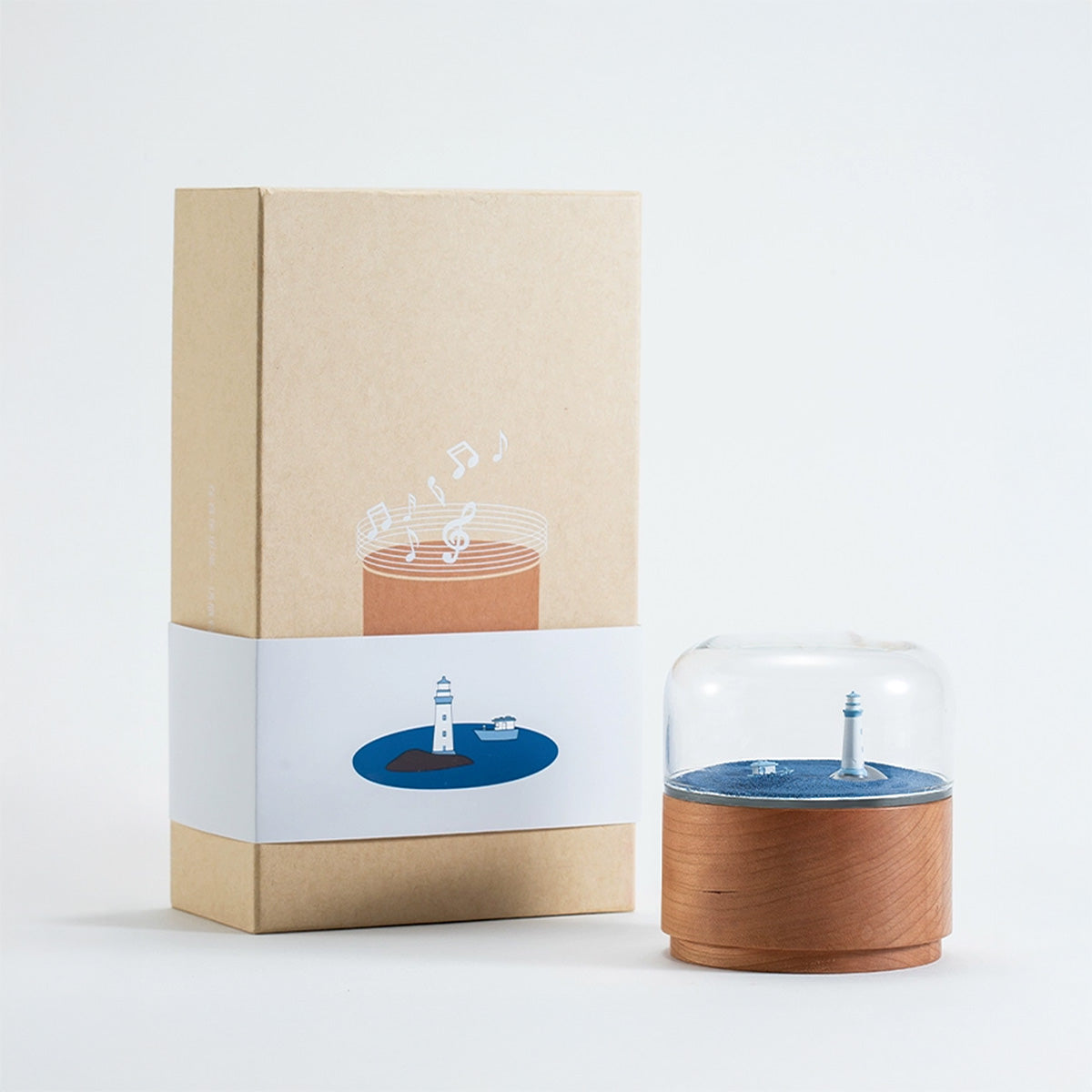 Magnetic Music Box (Lighthouse & Wave)