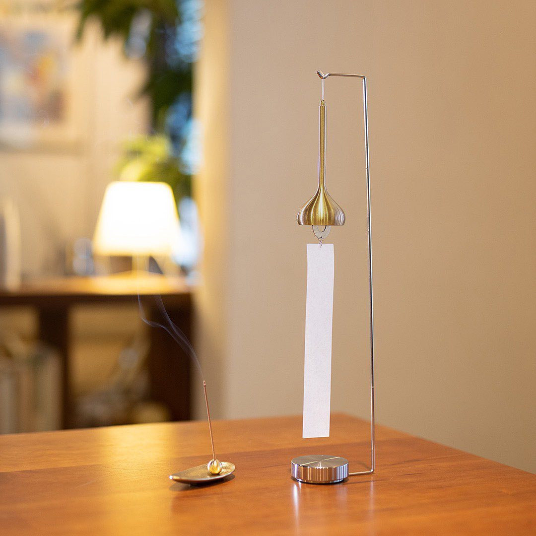 Handcraft Golden Brass Wind Bell - The Onion