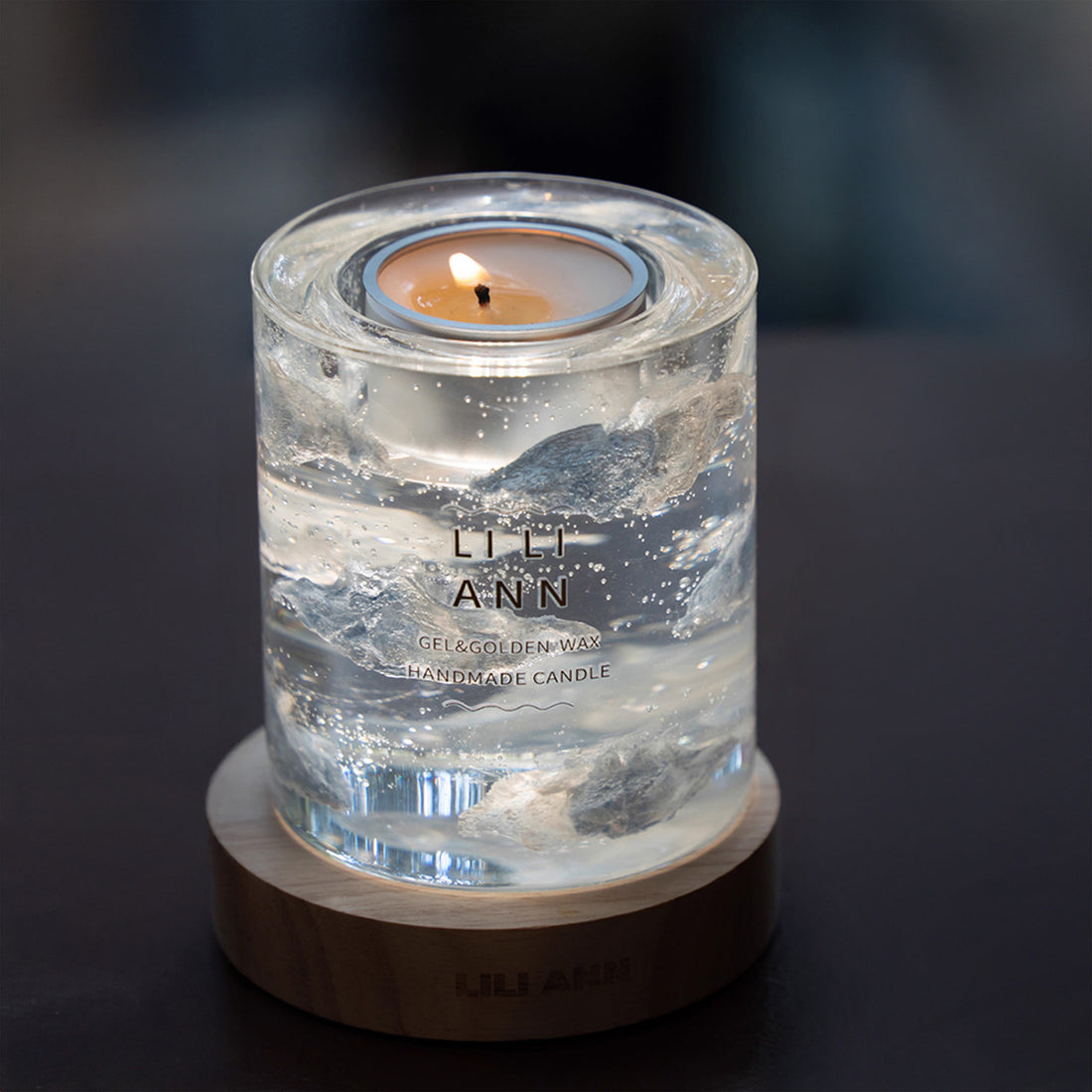 Handmade Crystal Candle Set (Wandering Clouds)